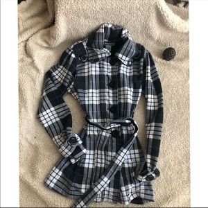 Plaid light weight jacket